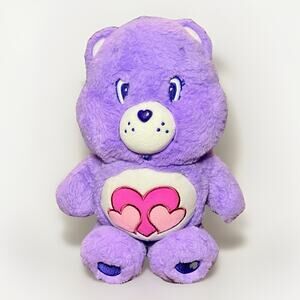 Care Bear Harmony Bear 12" Plush Purple Hearts from Miniso